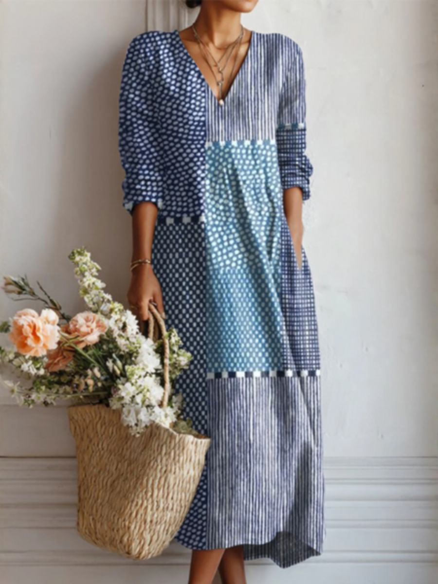 Ava™ - Retro Linen Dress