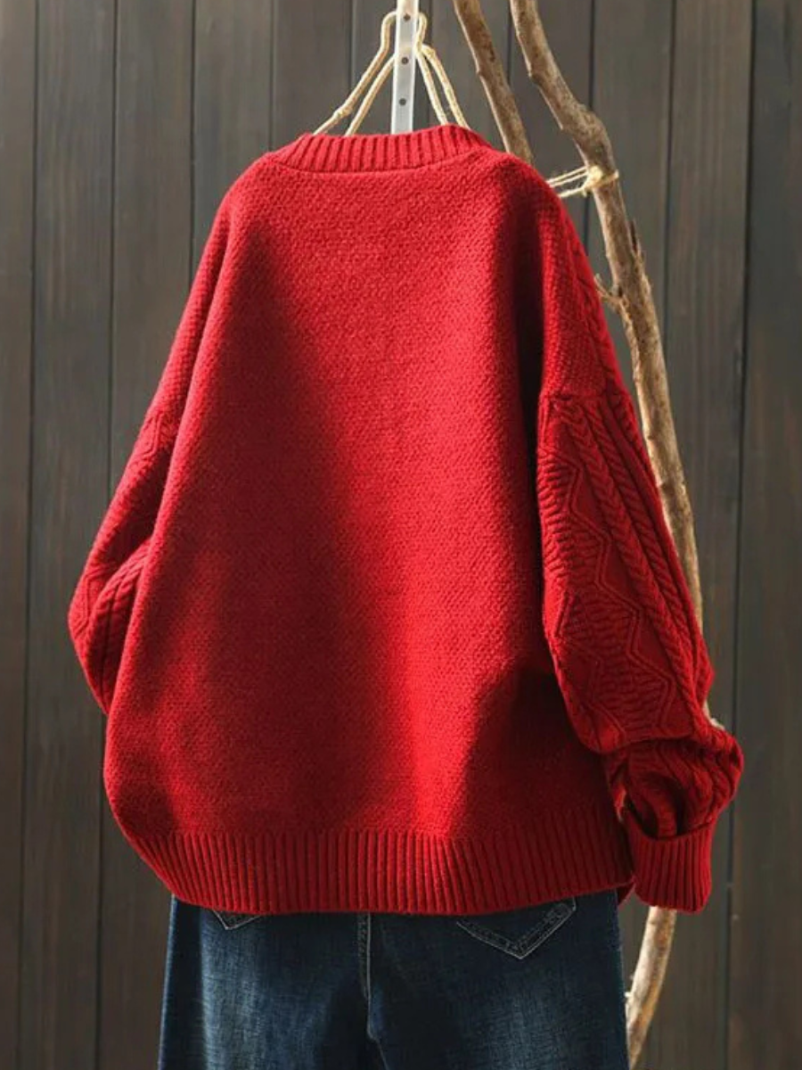 THE LORENZA | CABLE CARDIGAN